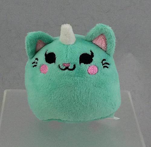 Baby Kitty Bean Plush toy Ash Evans Teal