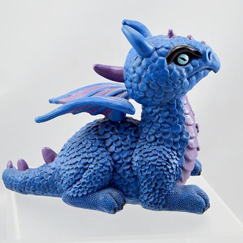 Blue Dragon Figurine Figurine Ash Evans 