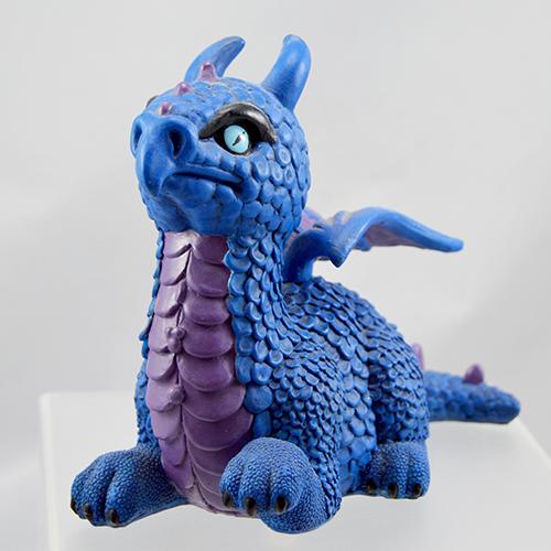 Blue Dragon Figurine Figurine Ash Evans