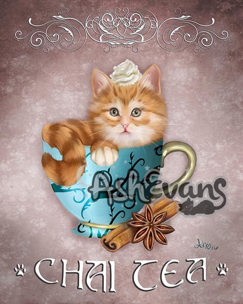 Chai Tea Kit-Tea Print Print Ash Evans