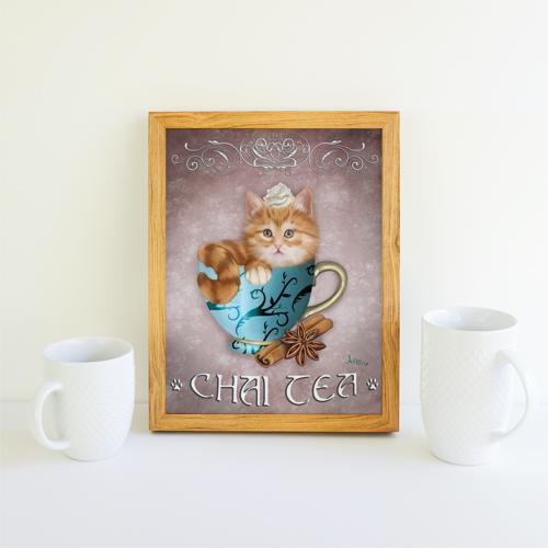 Chai Tea Kit-Tea Print Print Ash Evans