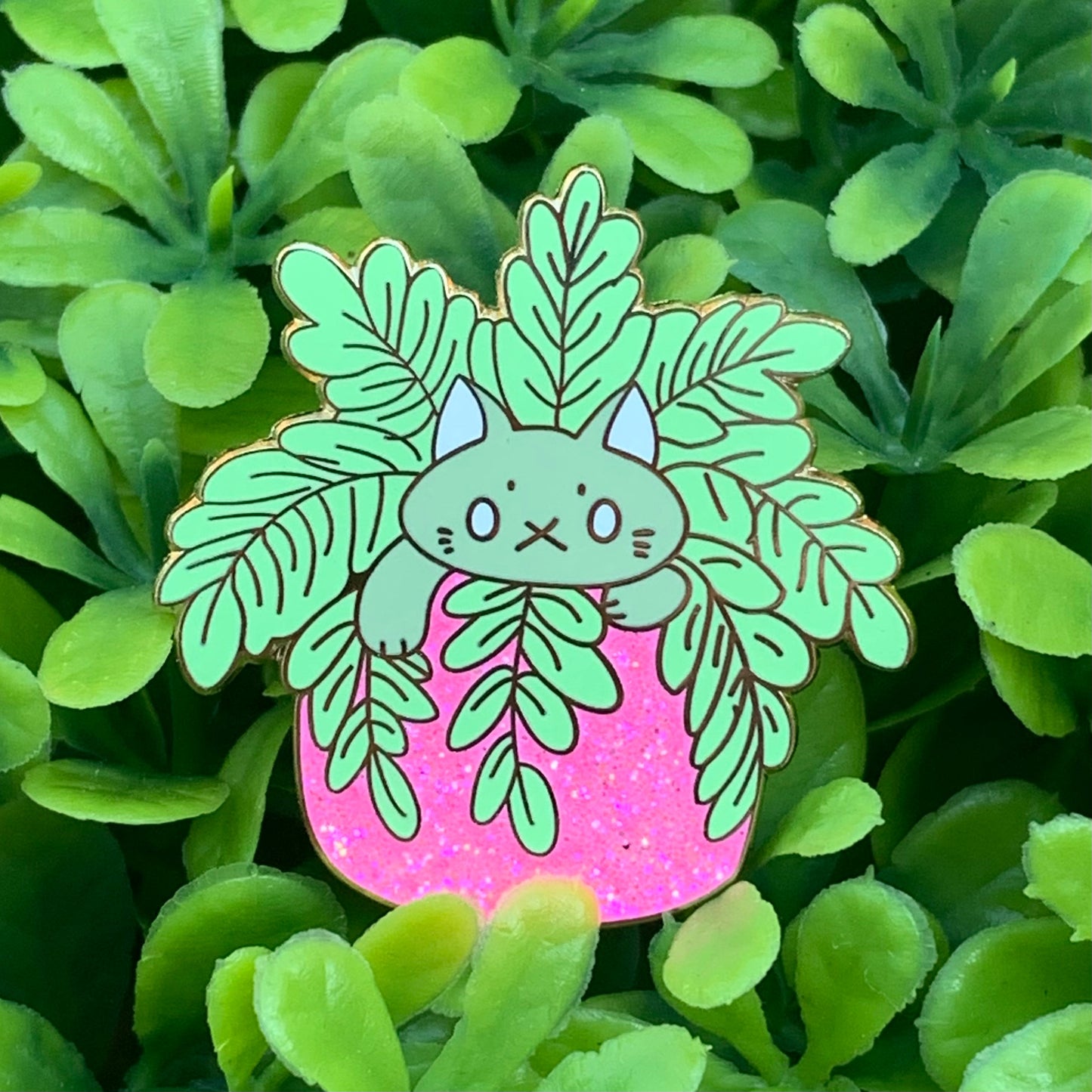 Fern Cat Plant pin Pin Ash Evans