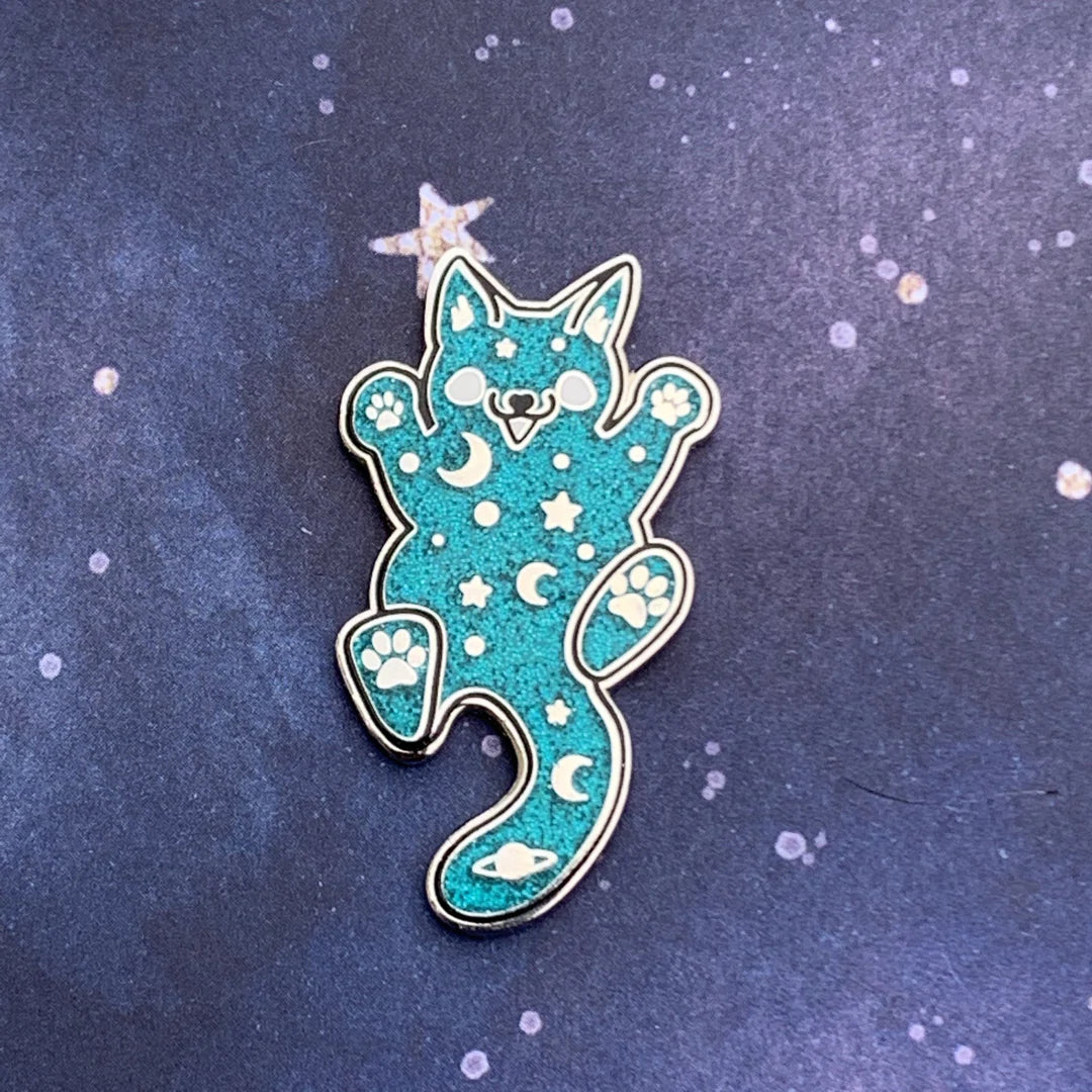 Galaxy Cat Pin Pin Ash Evans