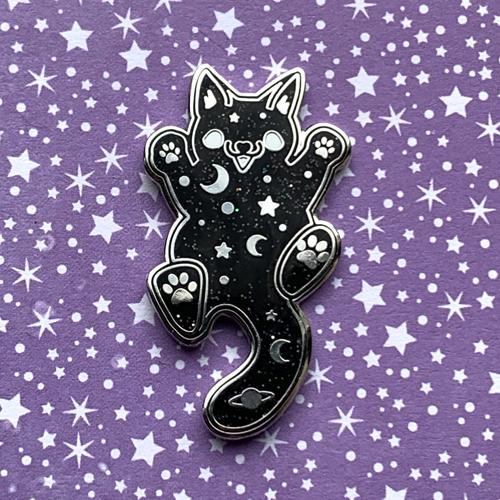 Galaxy Cat Pin Pin Ash Evans