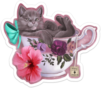 Hibiscus Tea Kit-Tea Sticker Sticker Ash Evans