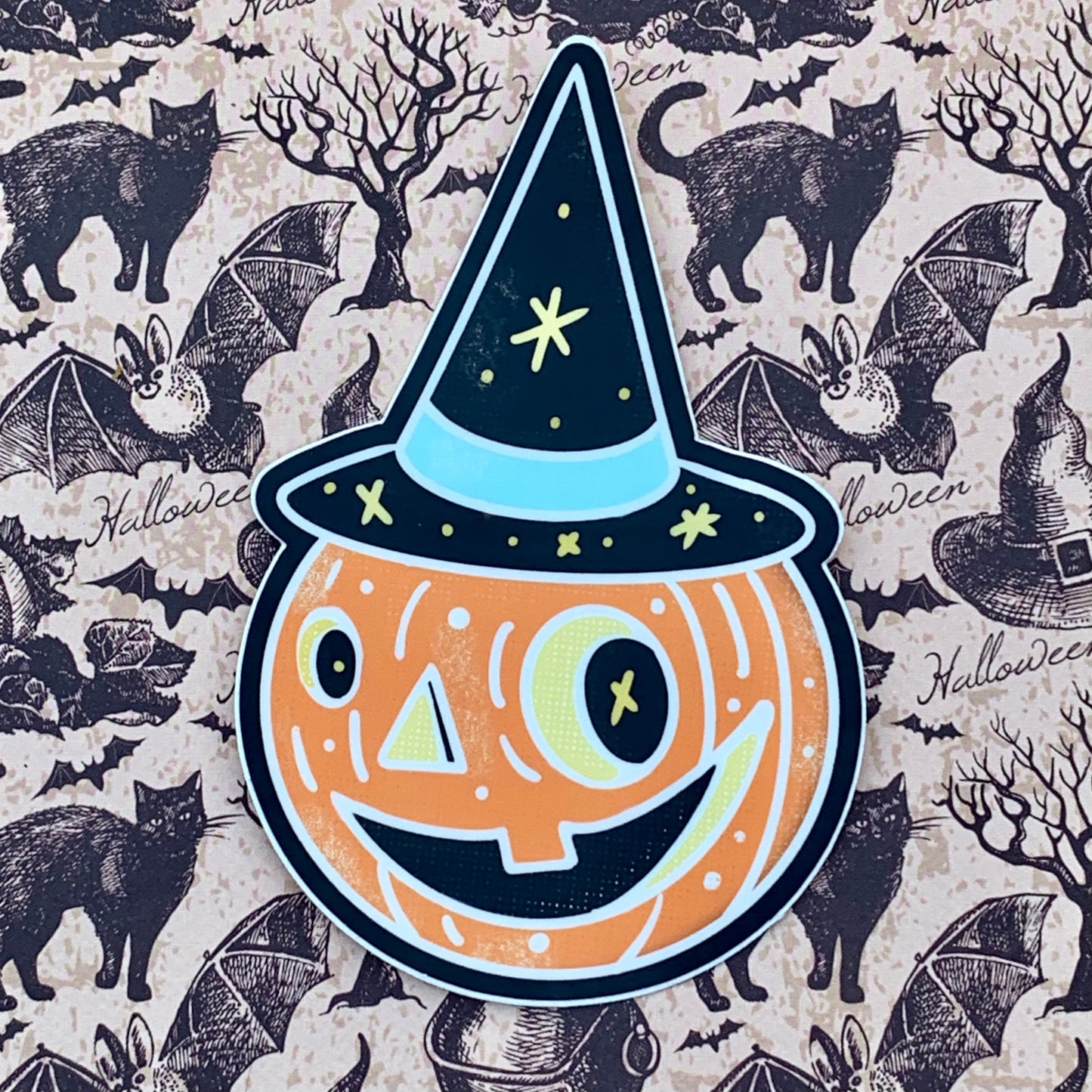 Jack Pumpkin Sticker Sticker Ash Evans
