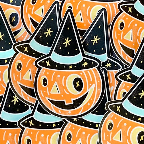 Jack Pumpkin Sticker Sticker Ash Evans