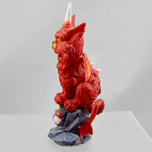 Jeepers Dragon Cat Figurine Figurine Ash Evans