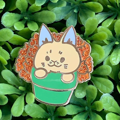 Mums Cat Plant pin Pin Ash Evans