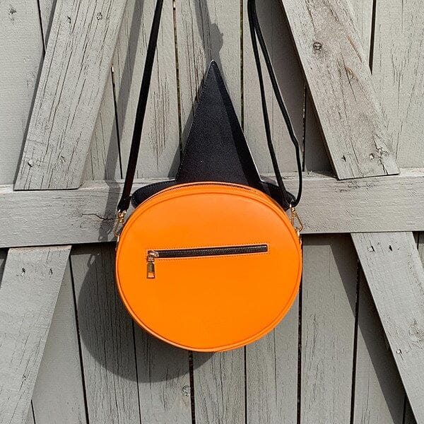 Retro Pumpkin Witch Halloween shoulder bag Bags Ash Evans