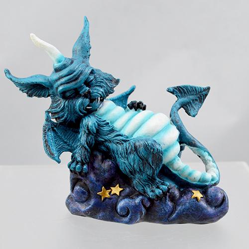 Sleepers Dragon Cat Figurine Figurine Ash Evans