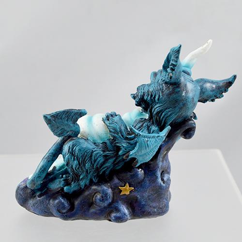 Sleepers Dragon Cat Figurine Figurine Ash Evans 