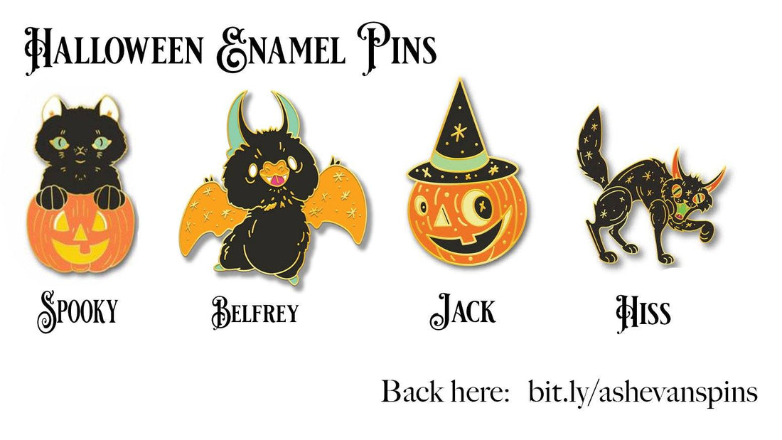 New Halloween pin Kickstarter