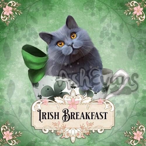 Irish Breakfast Kit-Tea label print Print Ash Evans 