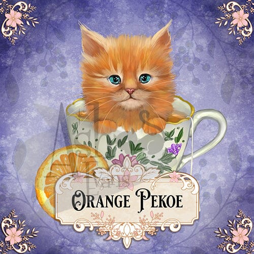 Orange Pekoe Kit-Tea label print Print Ash Evans 