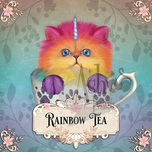 Rainbow Tea Kit-Tea label print Print Ash Evans 