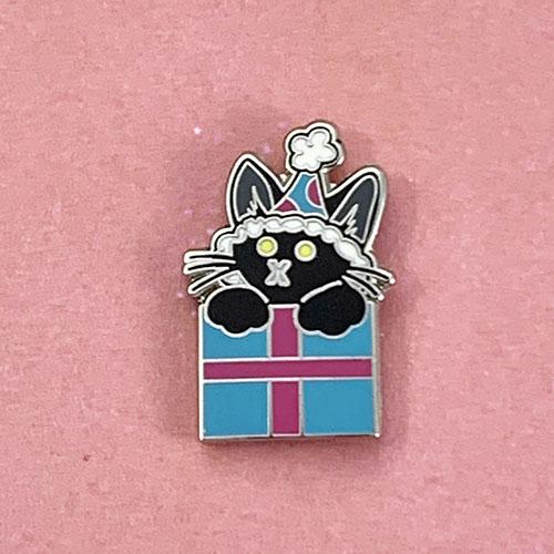 Birthday Cat Pin Pin Ash Evans 