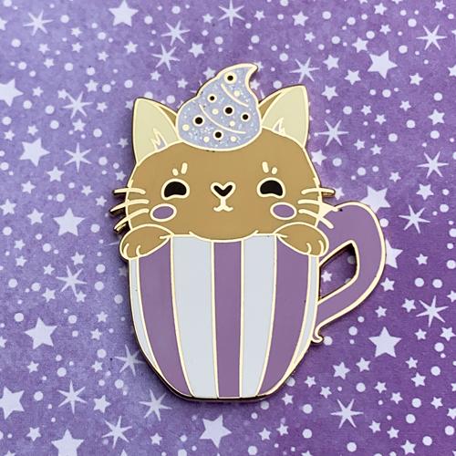 Chai Tea Cat Pin Pin Ash Evans 