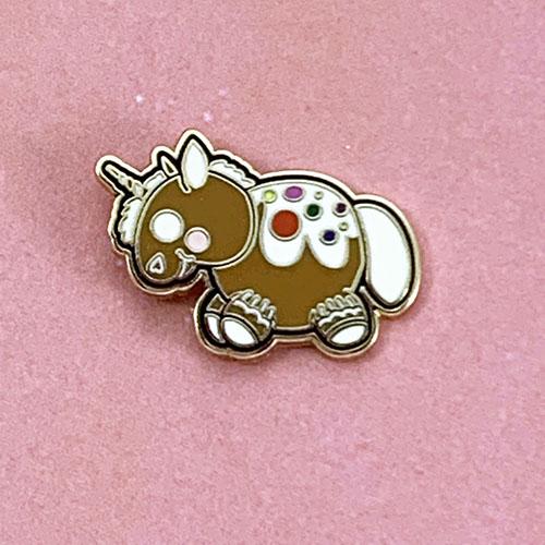 Gingerbread Unicorn Pin Pin Ash Evans 