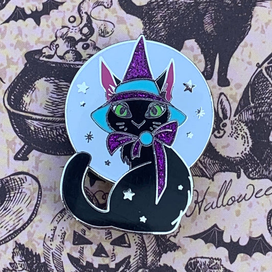 Magic Moon Pin Pin Ash Evans Purple and Blue 