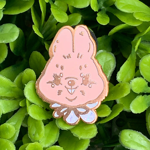 Marshmallow bunny pins (Color variants available) Pin Ash Evans Pink 