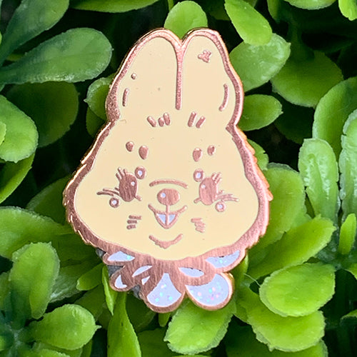Marshmallow bunny pins (Color variants available) Pin Ash Evans Yellow 