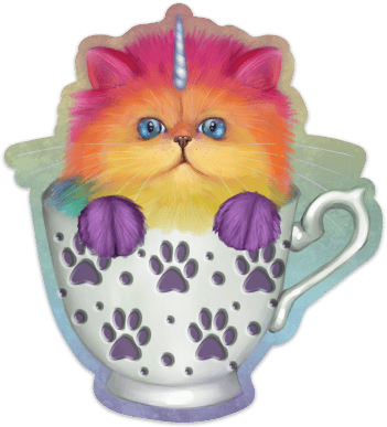 Mewnicorn Tea Kit-Tea Sticker – Ash Evans