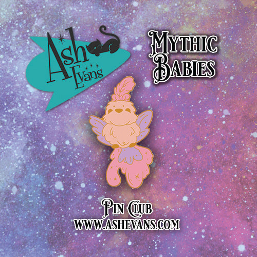 Mythic Babies Enamel pin club Pin Ash Evans 