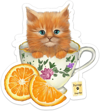 Orange Pekoe Tea Kit-Tea Sticker Sticker Ash Evans 