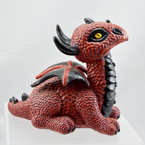 Red Dragon Figurine Figurine Ash Evans 