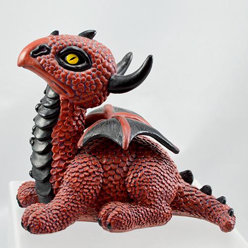 Red Dragon Figurine Figurine Ash Evans 
