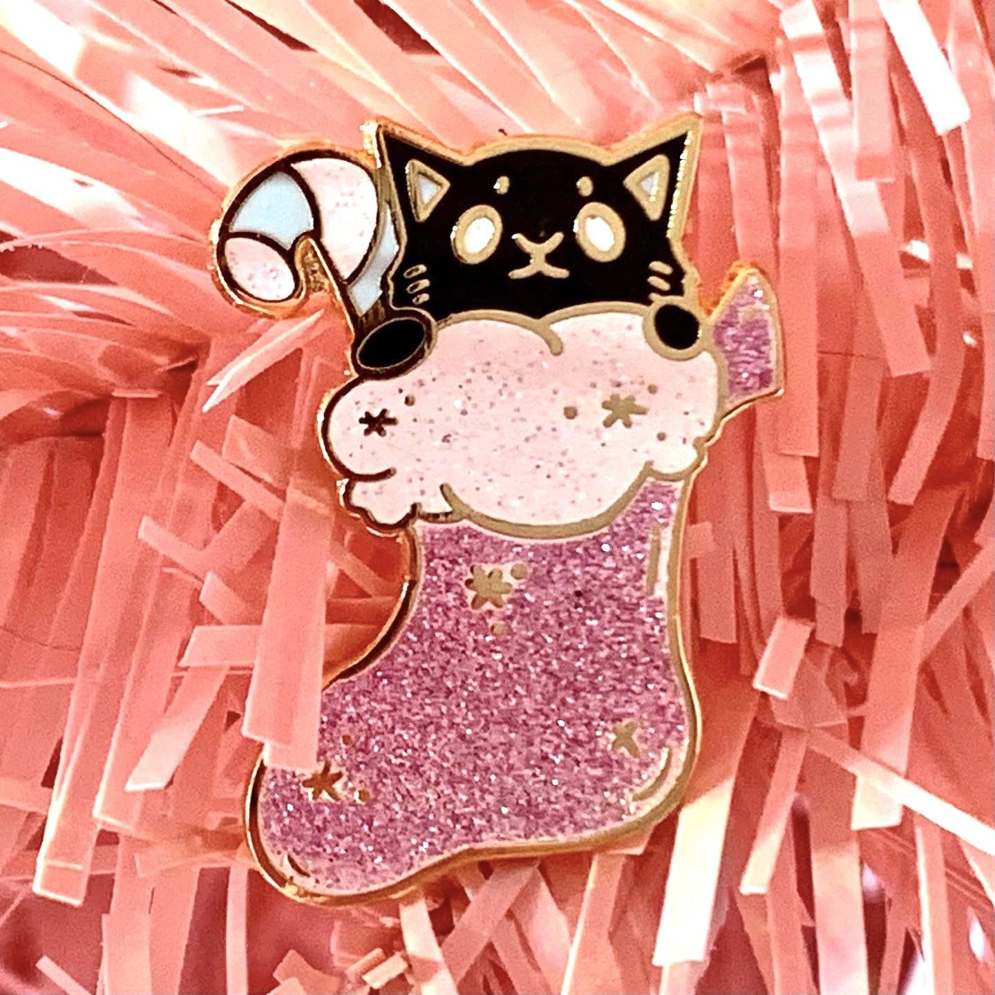 Stocking kitty Pin Pin Ash Evans 